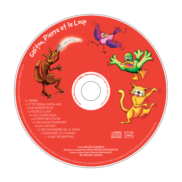 CD conté de Gafton, Pierre et le Loup